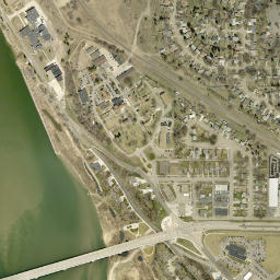 Memorial Highway Bismarck ND America High Resolution Satellite Map