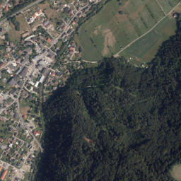 Döbriach map(satellite map)