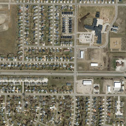 Lincoln map(satellite map)