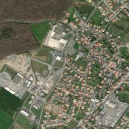 Saint-Prouant map(satellite map)