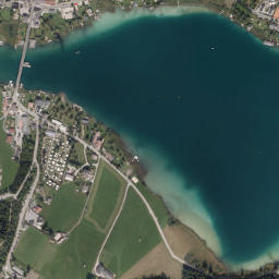Weißensee map(satellite map)