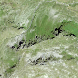 Region Surselva map(satellite map)