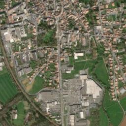 Chantonnay map(satellite map)
