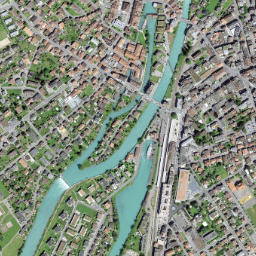 Unterseen map(satellite map)