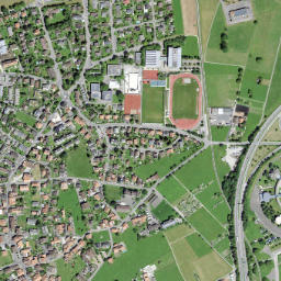 Interlaken map(satellite map)