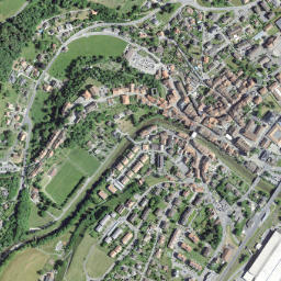 Moudon map(satellite map)