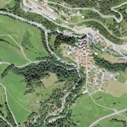 Tiefencastel map(satellite map)
