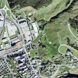 Andermatt map(satellite map)