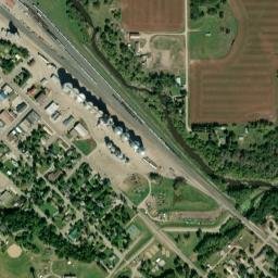 324 Railway St Enderlin ND 58027 High Resolution Satellite Map