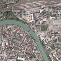 Villach-Innere Stadt map(satellite map)