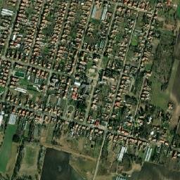Tömörkény map(satellite map)