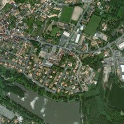 Secondigny map(satellite map)