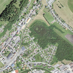 Le Chenit map(satellite map)