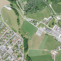 Gruyère District map(satellite map)