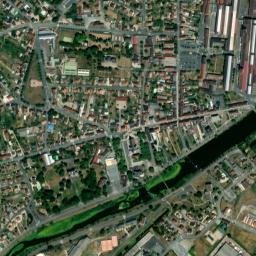 Gueugnon map(satellite map)