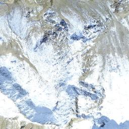 Satellite view of Alpine crystal, the Gotthard