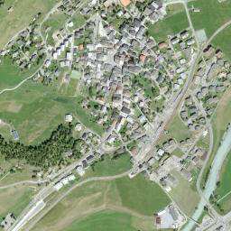 Zuoz map(satellite map)
