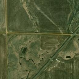 North Dakota 22 New England ND High Resolution Satellite Map