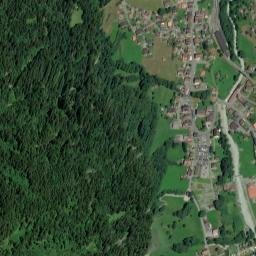 Lauterbrunnen map(satellite map)