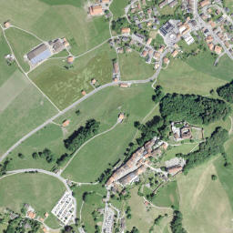 Gruyères map(satellite map)
