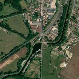 Génelard map(satellite map)