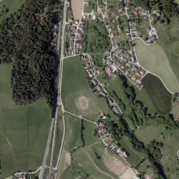 Klagenfurt-Land District map(satellite map)