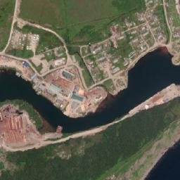 Svetlaya map(satellite map)