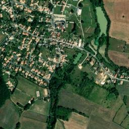 Savigny-Lévescault map(satellite map)