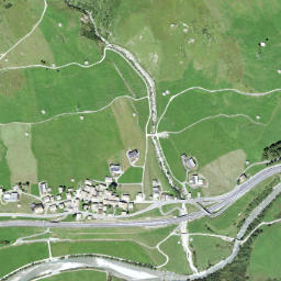 Hinterrhein map(satellite map)