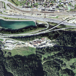 Airolo map(satellite map)