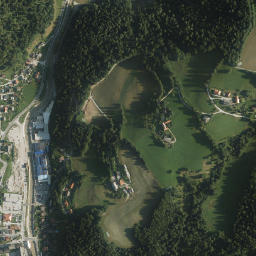 Mežica map(satellite map)