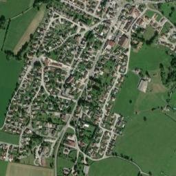 Orgelet map(satellite map)