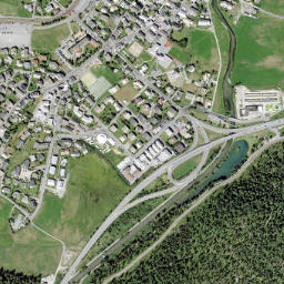 Celerina map(satellite map)