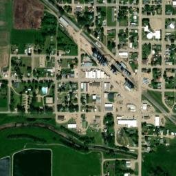320 4th Street West Napoleon ND High Resolution Satellite Map