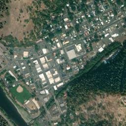 Orofino map(satellite map)