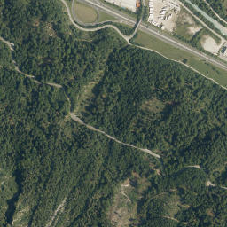 Hrušica map(satellite map)