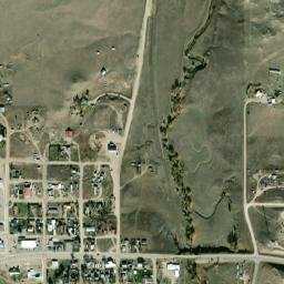 3rd Street Northeast, Harlowton, MT High Resolution Satellite Map