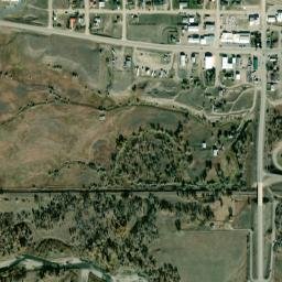 700-798 2nd Street Northwest, Harlowton High Resolution Satellite Map