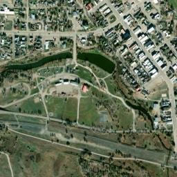 Harlowton map(satellite map)