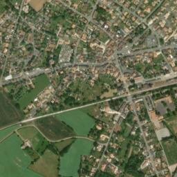 Rouillé map(satellite map)