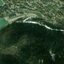 Alleghe map(satellite map)