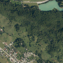 Žirovnica map(satellite map)