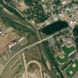 Custer County MT America High Resolution Satellite Map