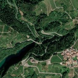 Cagnò map(satellite map)