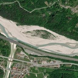 Resiutta map(satellite map)