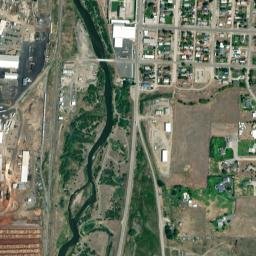 1100-1198 Main Street, Deer Lodge, MT High Resolution Satellite Map