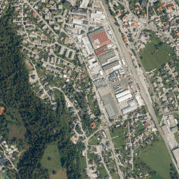 Lesce map(satellite map)
