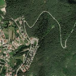 Vervò map(satellite map)