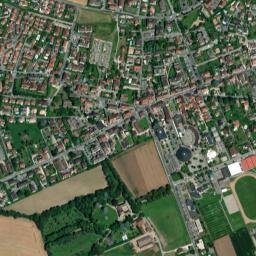 Douvaine map(satellite map)
