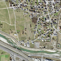 Baltschieder map(satellite map)
